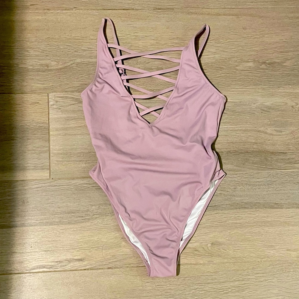 One piece bathing suit